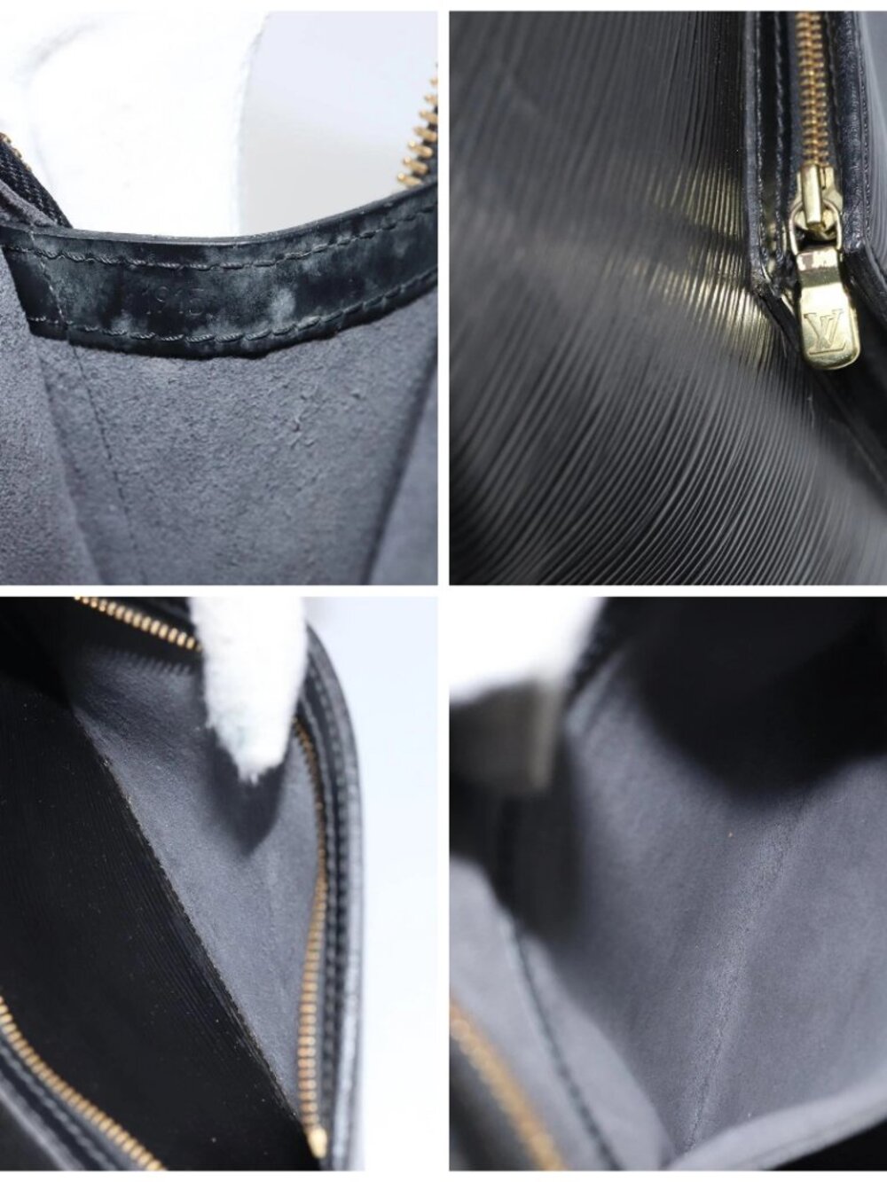 LOUIS VUITTON Epi Coblanc Shoulder Bag Black - Picture 14 of 16